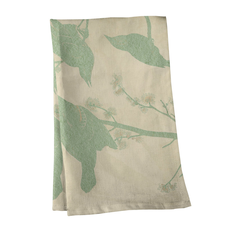 Tea Towel Kitchen Towel, Cotton Twill, Green