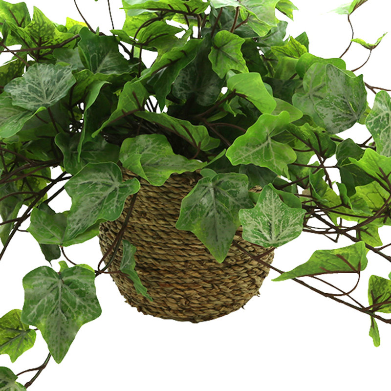 Verdant Vines Faux Ivy Plant in Fiberstone Pot