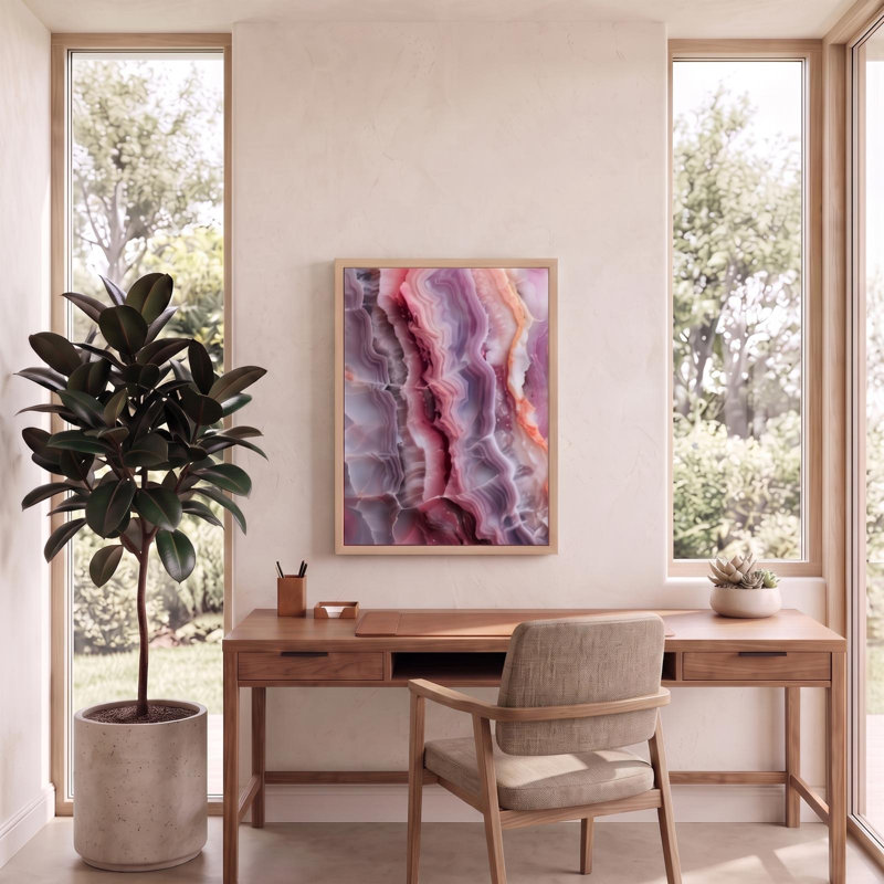 Rose Strata, 20" H x 26" W
