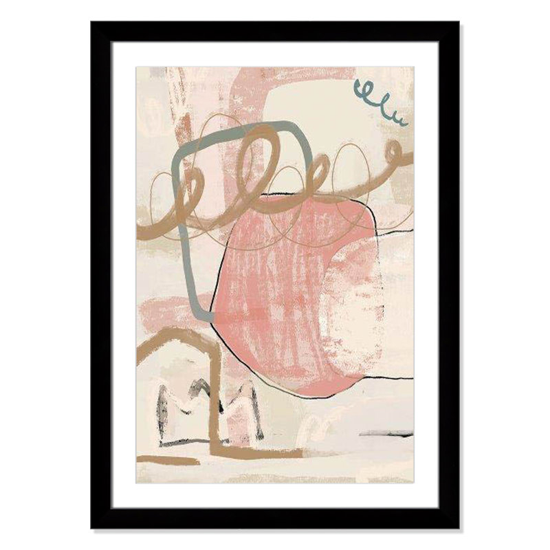 «Carlos Carmelo Delightful Spring Colors», reproduction encadrée sur papier par Leah Straatsma, H 37 po x l 27 po x P 1,25 po