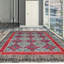 Tapis unique en laine noué à la main 7 pi 10 po x 9 pi gris nouvel âge Lahore Carridice