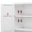 Garde-manger réglable en métal, garde-manger en acier à 2 portes avec tablettes réglables pour le salon, la salle à manger et le bureau