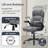 Ergonomic Executive Chair with Flip-up Armrests-1987906334