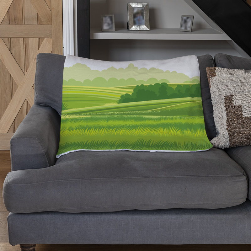 Domnic Plain Weave / Muslin Throw Blanket