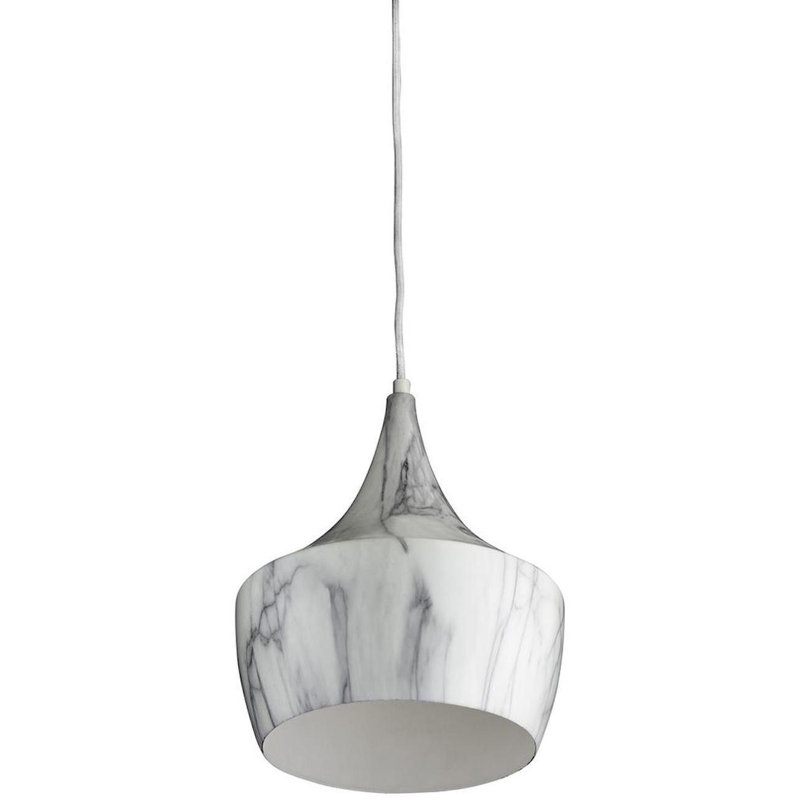 Romona 1 - Light White Teardrop Pendant