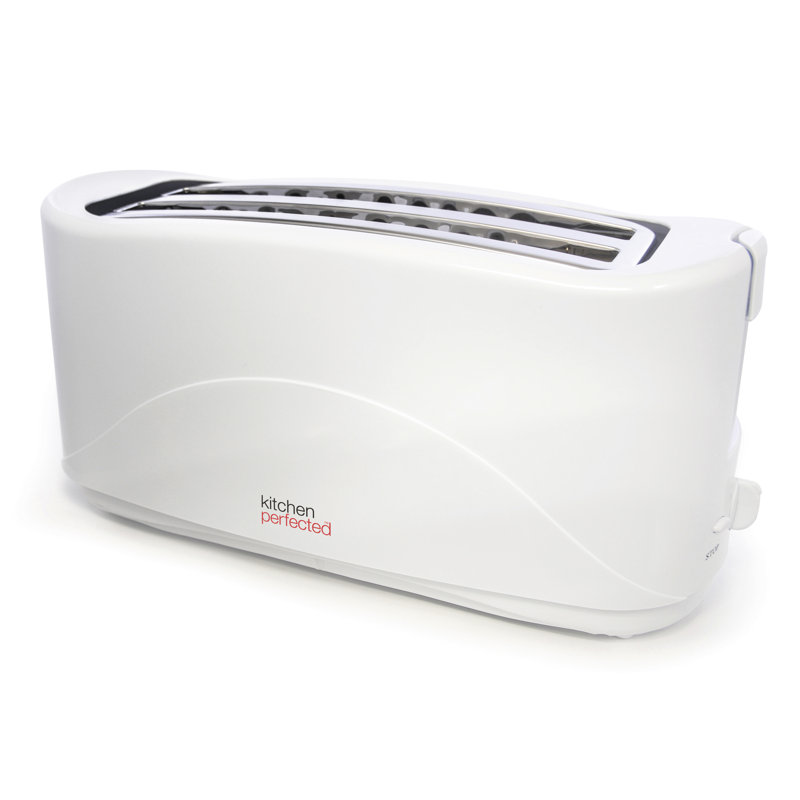 4 Slice Toaster, White