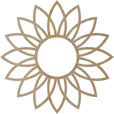 Médaillon de plafond en bois Daisy
