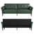 PU Leather-Dark Green