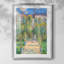 Paysage rétro XLV III - impression encadrée