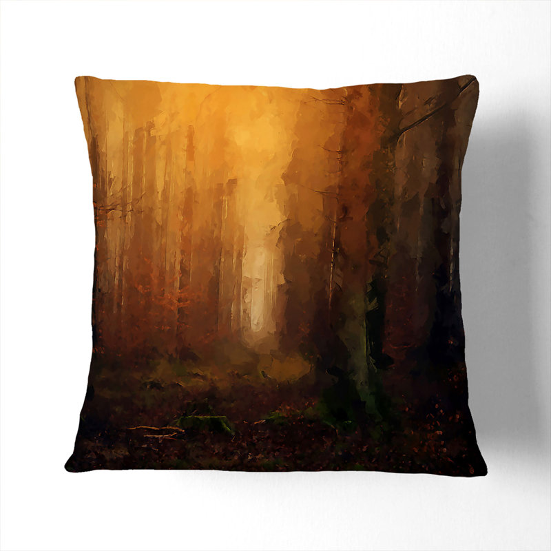 Abstract Square Cushion, 40cm H x 40cm W x 15cm D