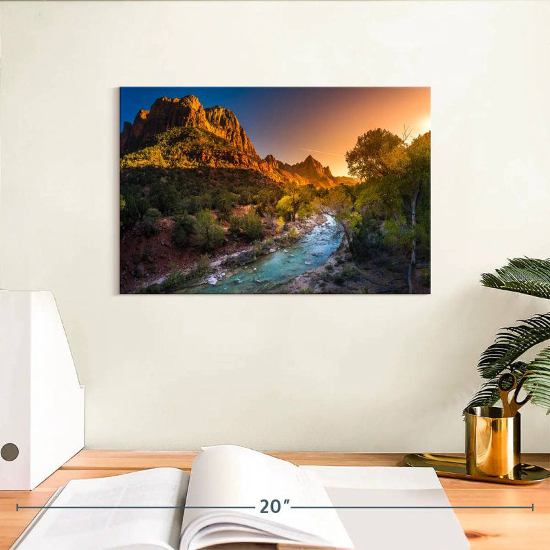 Rivière Alvord Zion National Park, H 8 po x l 12 po