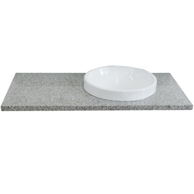 Tiara 43'' Single Bathroom Vanity Top with Sink