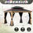 13 Ft. W X 11 Ft. D Solid Wood Outdoor Steel Hard Top Gazebo with Tiered Roof, Cedar Framed Gazebo with Mosquito Netting