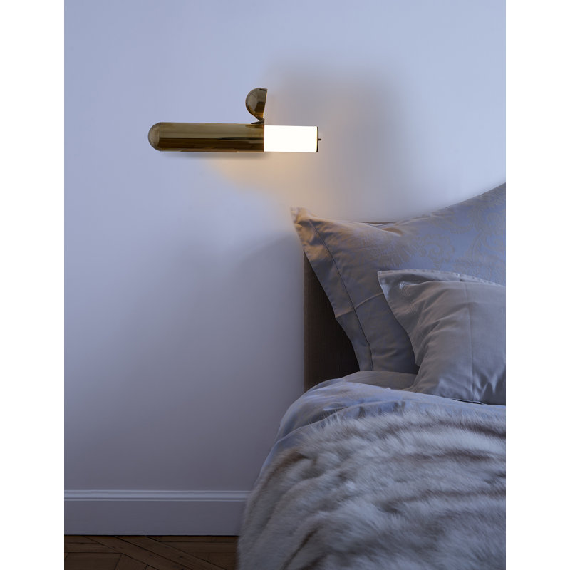 ISP Solid Brass LED Flush Mounted Sconce