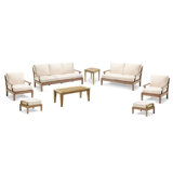 Sack Outdoor 5 - Piece Teak Conversation Set