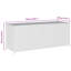 Banc de rangement extérieur pour outils de jardin-582307874