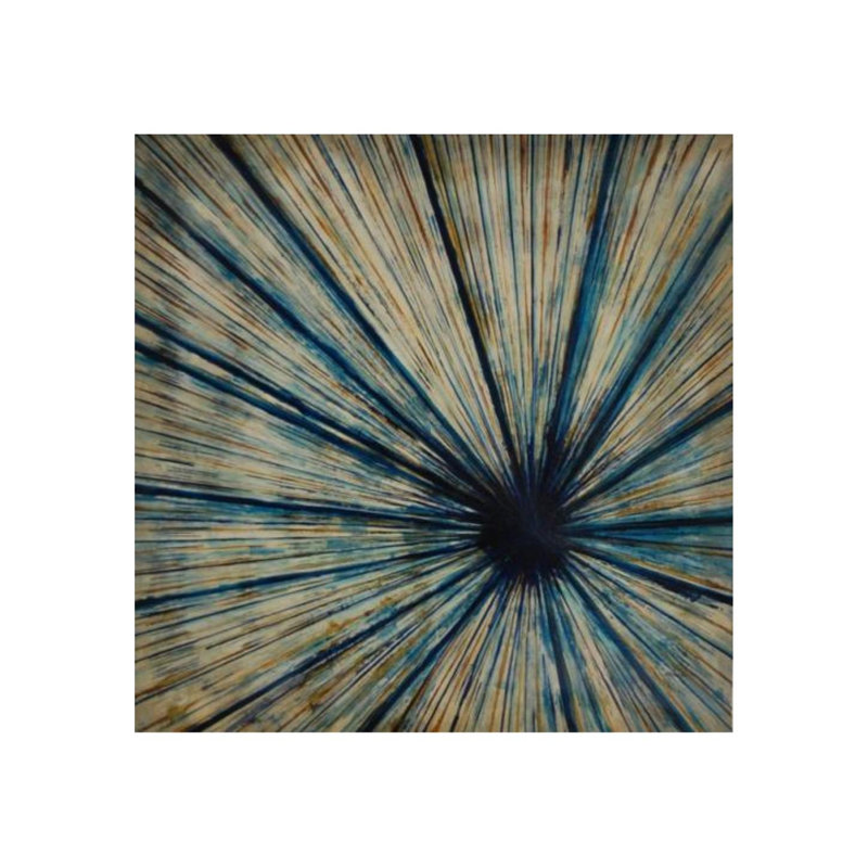 Blue Detail Print, 30" H x 30" W, Plexi