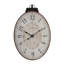 Horloge murale antique blanche 18 "x 29", horloge traditionnelle rétro