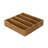 Everard Rattan Silverware 2.75" H x 11" W x 11.5" D Drawer Organizer