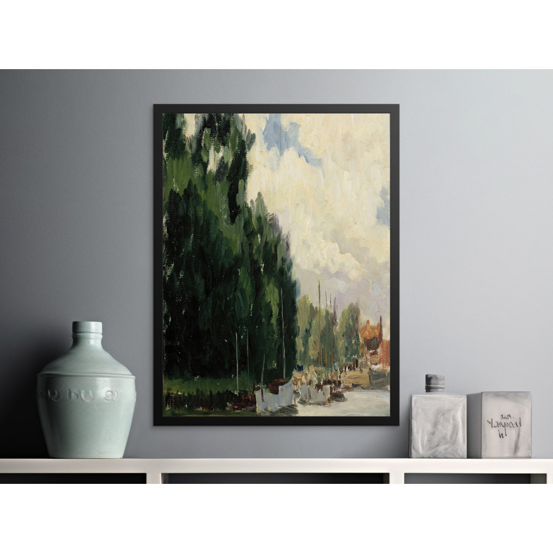 19th Century Style Black Framed Poster