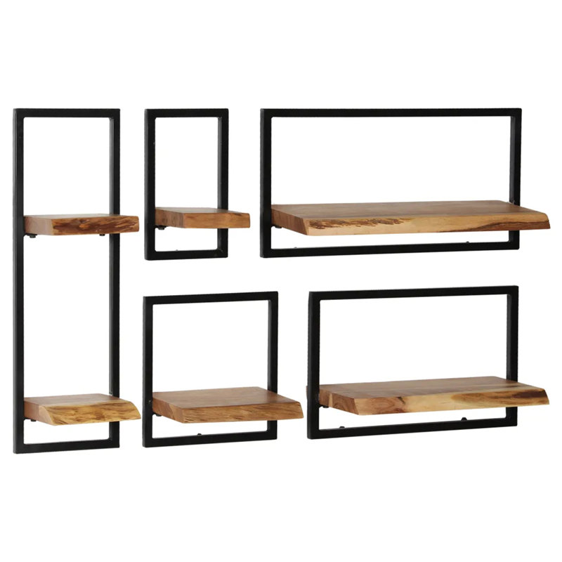 Wrentham 6 Piece Recessed Wall Shelf