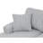 Myroslava 122-Inch U-Shaped Sleeper Sofa