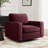 36.2" Wide Upholstered Swivel Accent Armchair-317623323