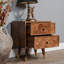 Reubens 45cm W Solid Wood Bedside Table