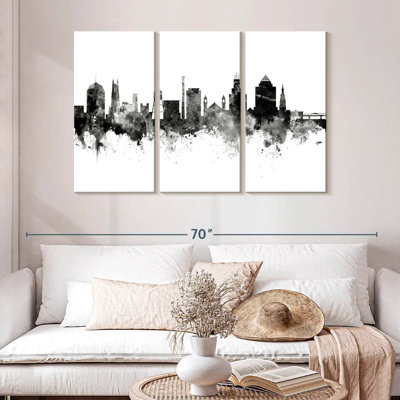 Durham North Carolina Skyline V