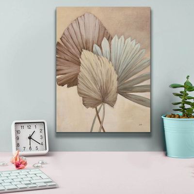 «Sun Palms 2 Neutral» par Julia Purinton, art mural sur toile