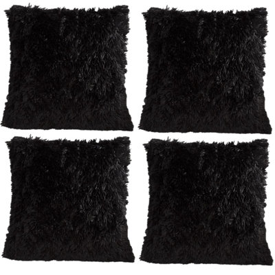 Faux Fur Throw Pillow
