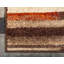 Tapis abstrait beige / brun / rouge Cotati-20250185