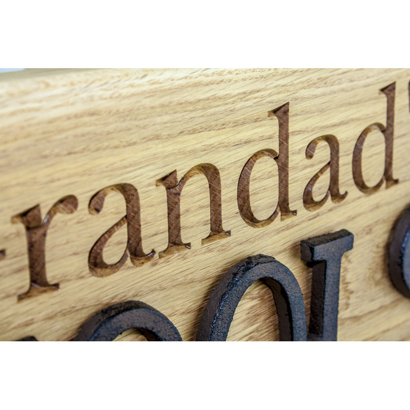 Azaiah Engraved Granddad's Tool Rack