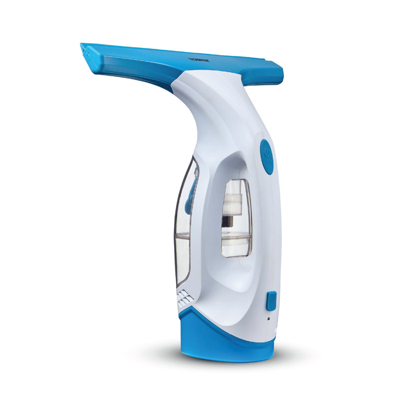 Tower T131001 Cordless Window Vac Cleaner with Rechargeable Battery, 150ml Water Tank, 20W, Cool Blue, Blue