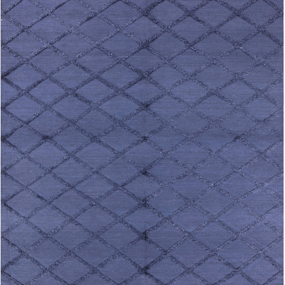 Tapis oriental bleu marine Lukasik