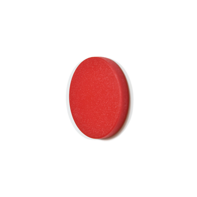 OJ Analog Wall Clock, Red, Large