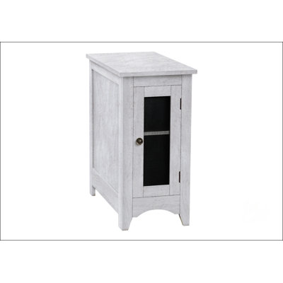 Accent Table With Door And Shelf