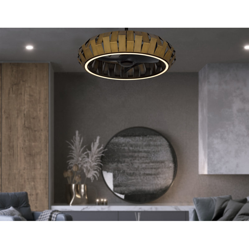 Zemora 22'' Ceiling Fan with LED Lights