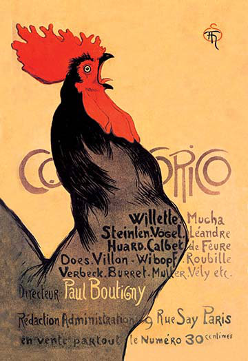 Theophile Alexandre Steinlen - Advertisements, 42" H x 28" W x 1.5" D