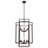 2-Tiers Large 10- Light Dimmable Farmhouse Lantern Square/Rectangle Chandelier-602201945-585117003