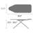 Brabantia Size C Large Ironing Board with Solid Steam Unit Holder-1639720294