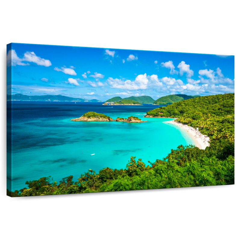 Gillard Trunk Bay Seascape, H 26 po x l 39 po