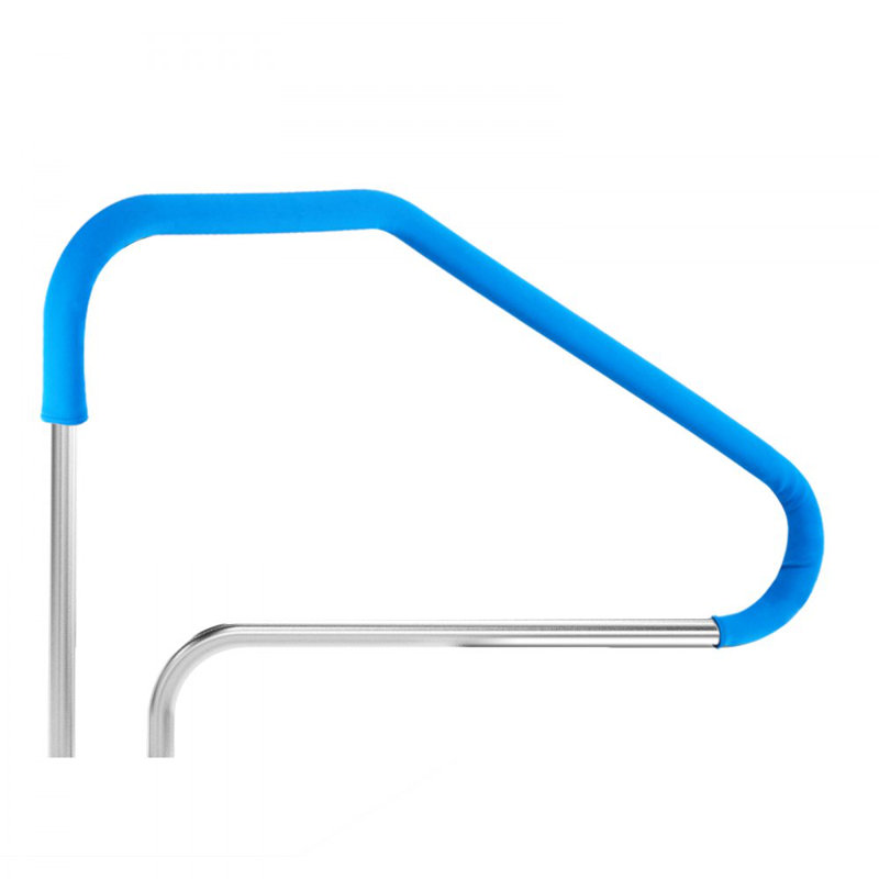 Main courante de piscine en acier inoxydable 46 po x 37 po (pré-construite) pour l'intérieur et l'extérieur