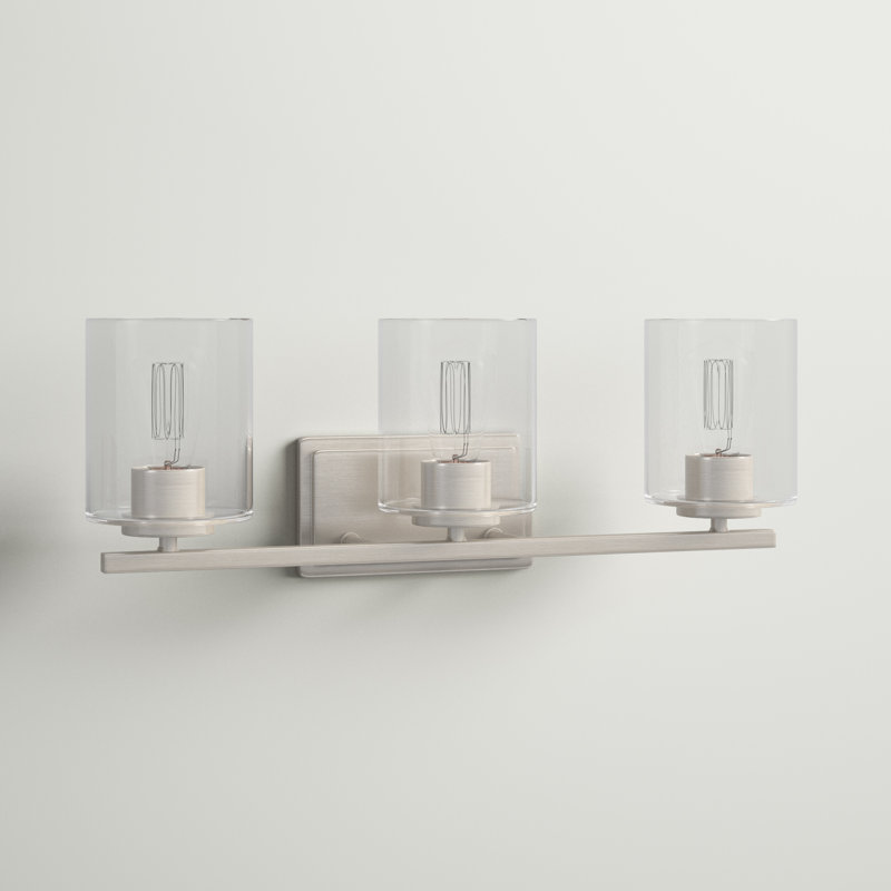 Raelyn 3 - Light Dimmable Vanity Light, Satin Platinum