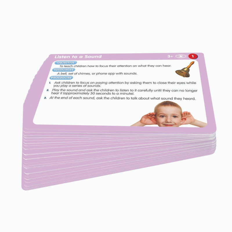 Junior Learning 50 Mindfulness Activity Cards for Kids Ages 3+