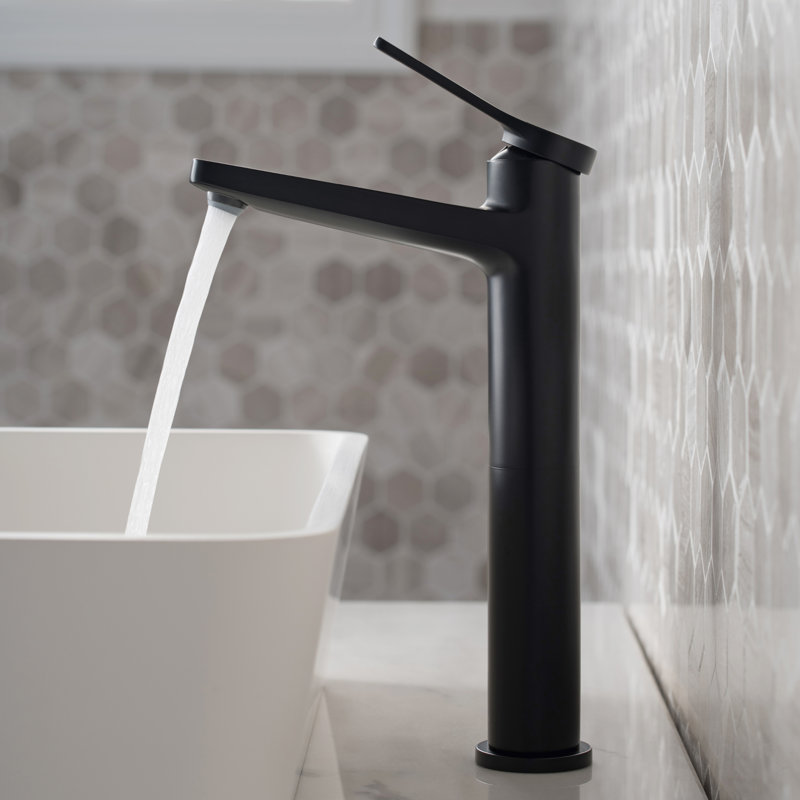 Robinet de salle de bain Indy, Noir mat