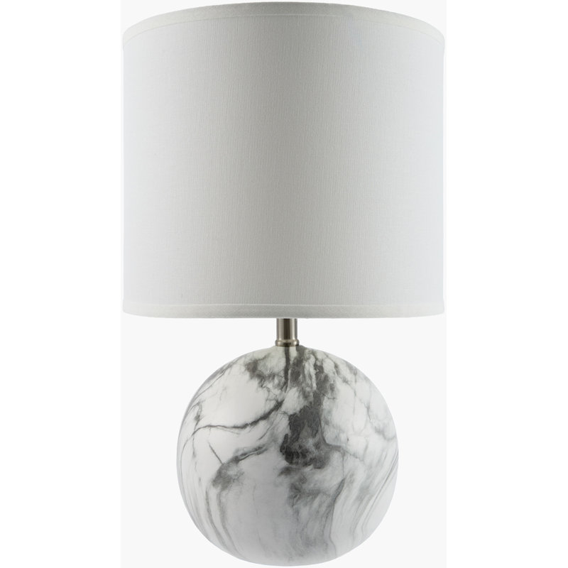 Lampe de table Vogel, Blanc / Gris / Noir