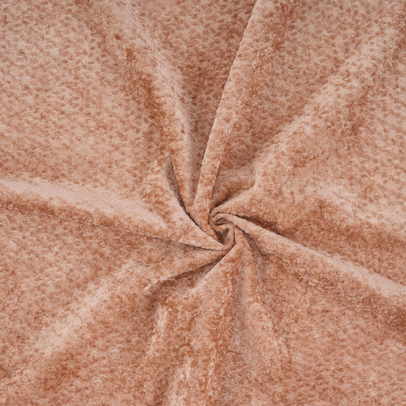 Canapé 58 po à accoudoirs rembourrés en chenille 58 po, Rose