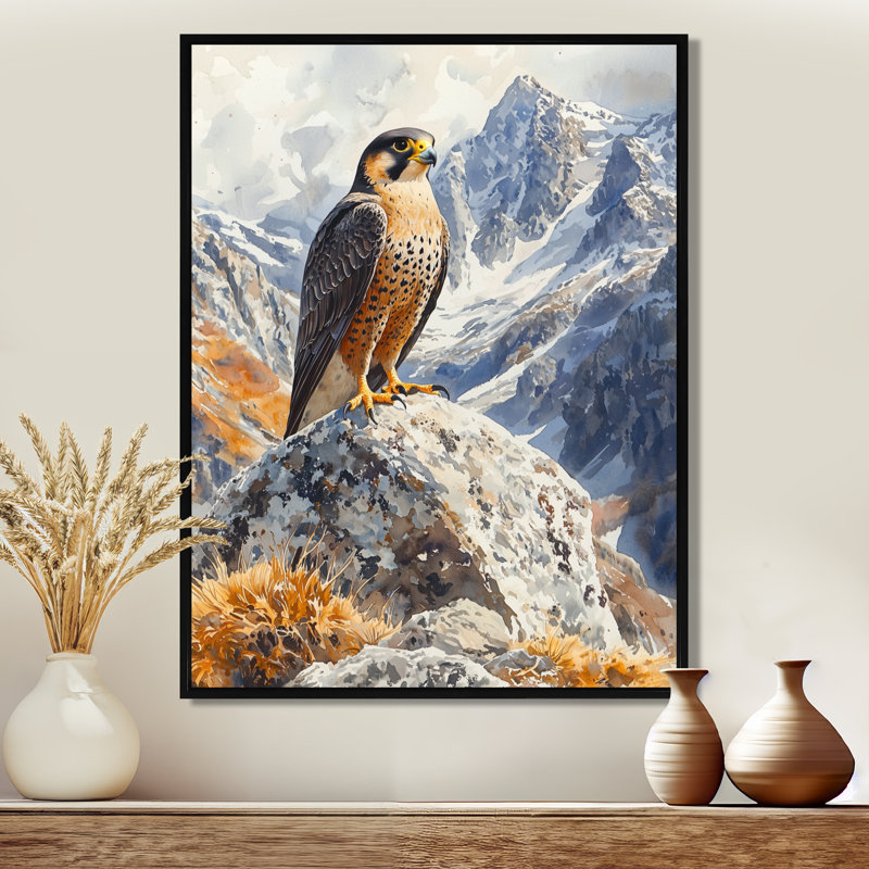 Stanway - Animals Wall Decor, H 20 po x l 12 po, Noir, Impression encadrée flottante