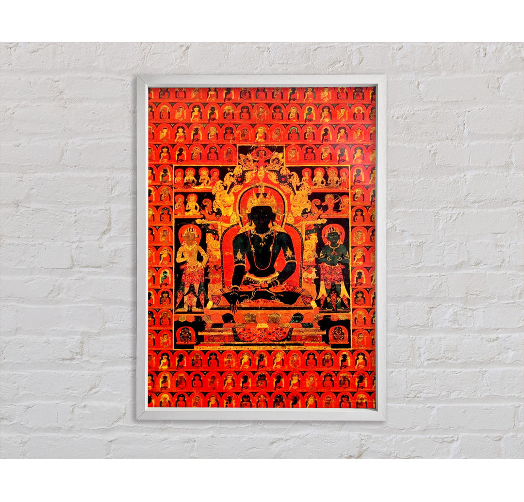 TibetischDer Dhyani Buddha Akshobhya Tibetisch - Einzelner Bilderrahmen Kunstdrucke auf Leinwand